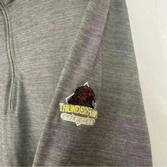 Travis Matthew Pullover Quarter 1/4 Zip Gray Golf Mens Size Medium Long Sleeve - Picture 13 of 15